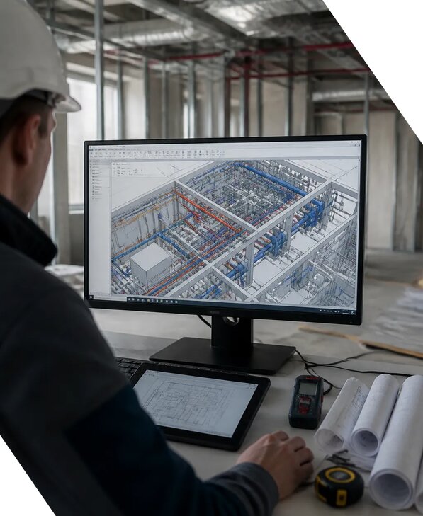 Создание BIM модели инженерных сетей для объектов в Горном-Алтайске